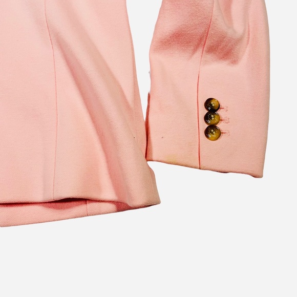 Talbots Petite Aberdeen Cotton Blend Pink Blazer - Picture 10 of 14